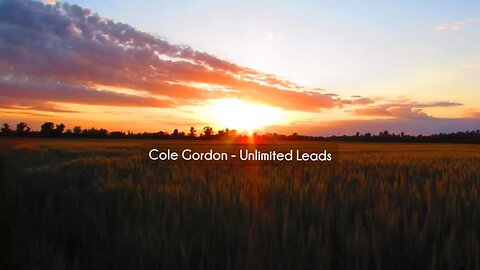 (courseslibrary.com)Cole Gordon - Unlimited Leads Course download