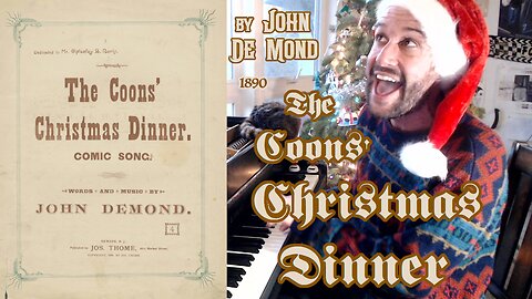 The Coons' Christmas Dinner (1890) by John De Mond