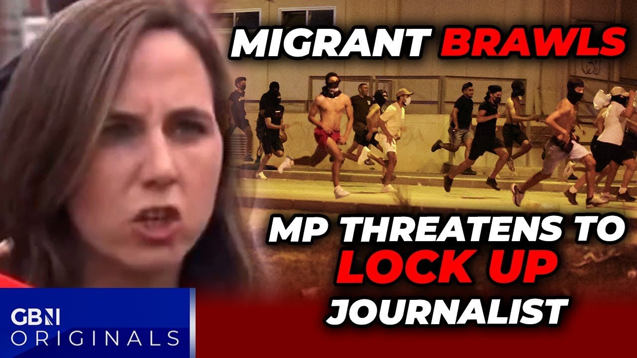 WATCH: Politician threatens to JAIL journalist for racist terrorism as Spain migrant brawls spiral