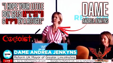 Coexist? Dame Jenkyns Told "I Hope Your Little Boy Is M*l*st*d & R*p*d By A Refugee" | VOTV #44