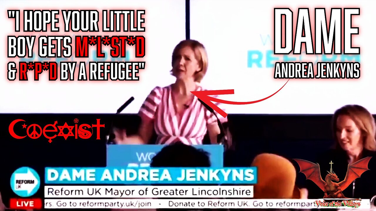 Coexist? Dame Jenkyns Told "I Hope Your Little Boy Is M*l*st*d & R*p*d By A Refugee" | VOTV #44
