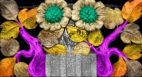 Flores plastificadas