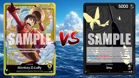 One Piece TCG Yellow Luffy VS Imu!!