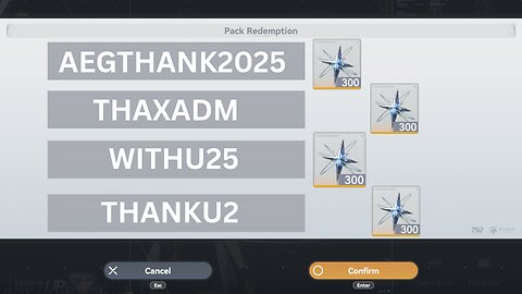 December 1, 2025 Shifted Star Codes (Aether Gazer)