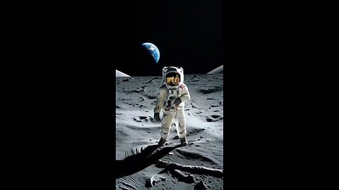 Astronaut on the Moon 🌕 | Stunning Lunar Exploration Footage in 4K Astronaut on the Moon