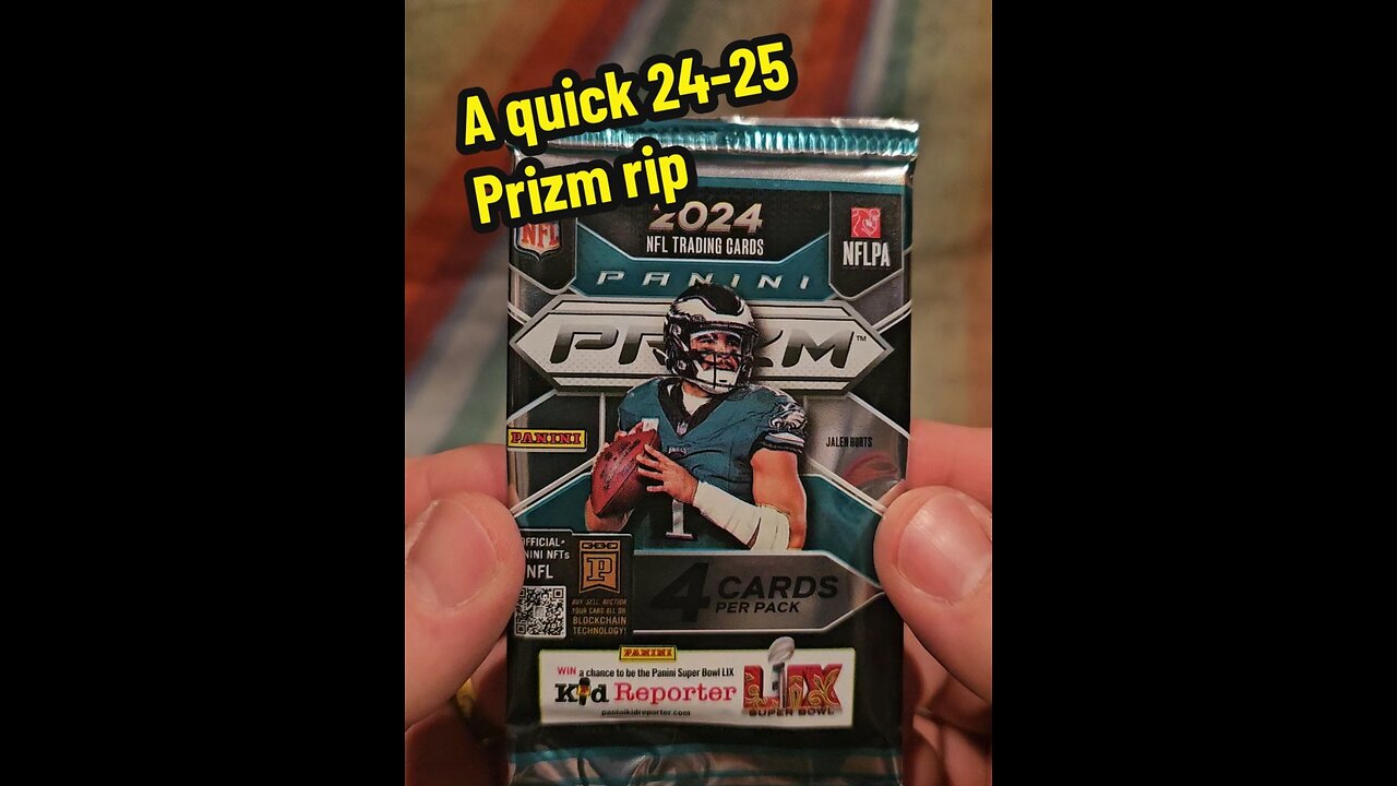 Another quick 2024-25 NFL Prizm rip!