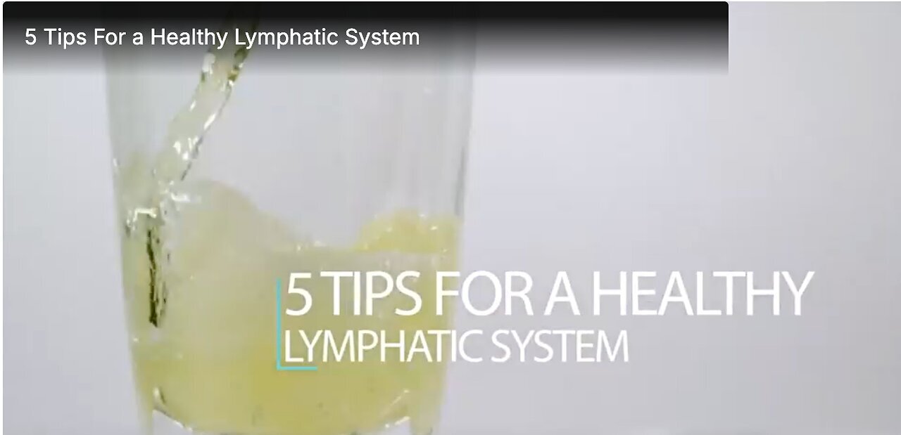 "Optimizing Your Lymphatic System: A 5-Step Guide to Better Health"