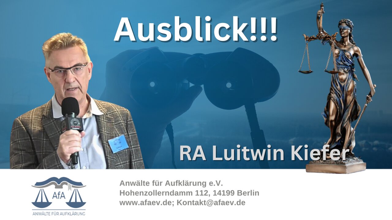 🔥AUSBLICK!!! - Statement vom AfA-Vorsitzenden Luitwin Kiefer