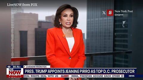 Trump appoints Fox News host Jeanine Pirro as top DC prosecutor