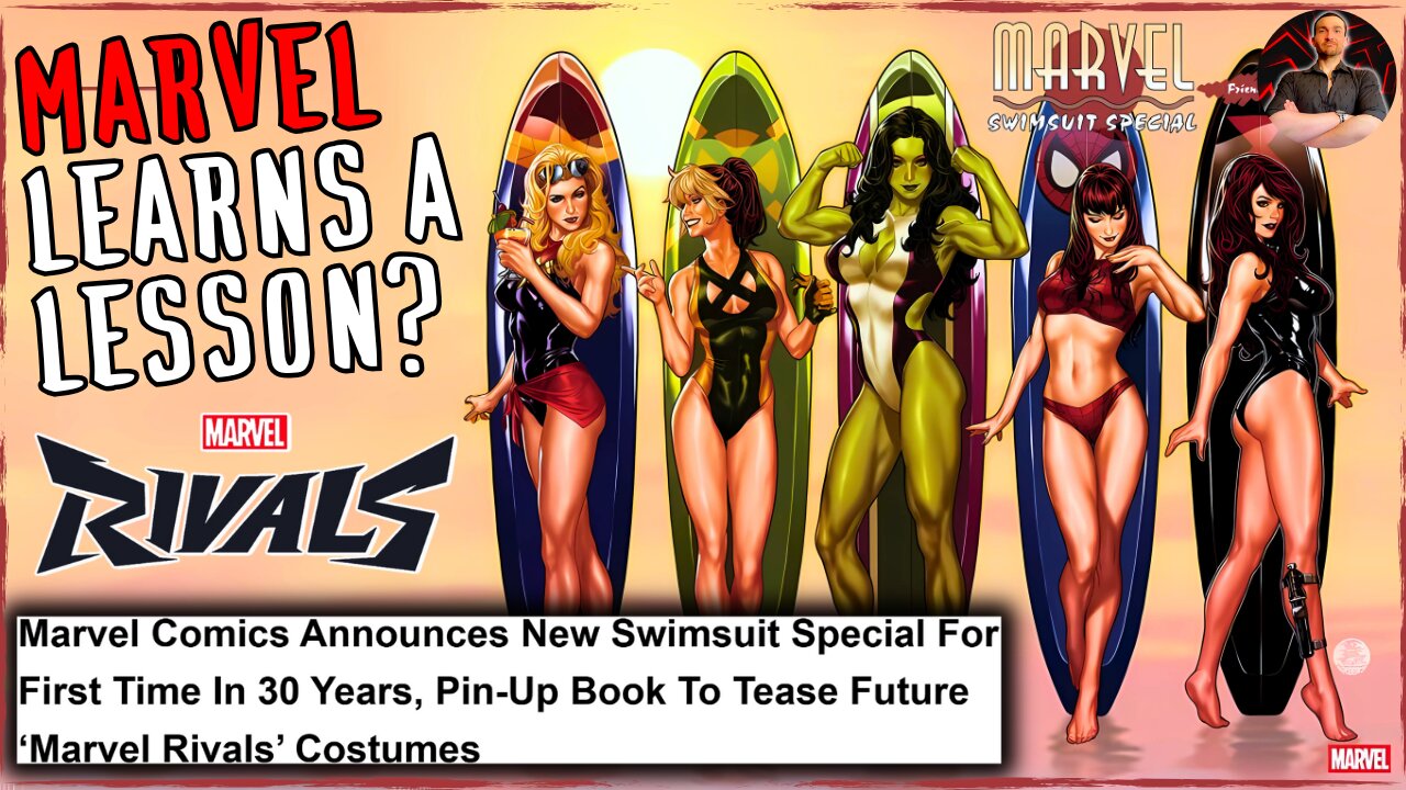 Marvel Comics Admit DEFEAT of Woke Mind Virus With Swimsuit Special