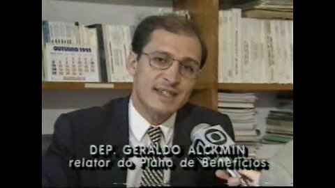 1991 - PREVIDÊNCIA SOCIAL - APOSENTADOS - INSS - 13º SALÁRIO TV GLOBO - JORNAL HOJE - 07/11/1991