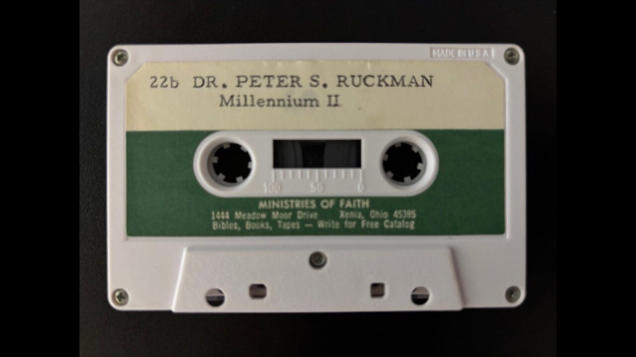 The Millenium (Part 2 of 2) Dr. Ruckman 1963