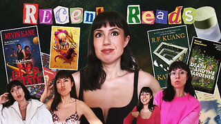 Love, Death & Descent | mood reading vlog | litfic, fantasy, nonfic, graphic novel