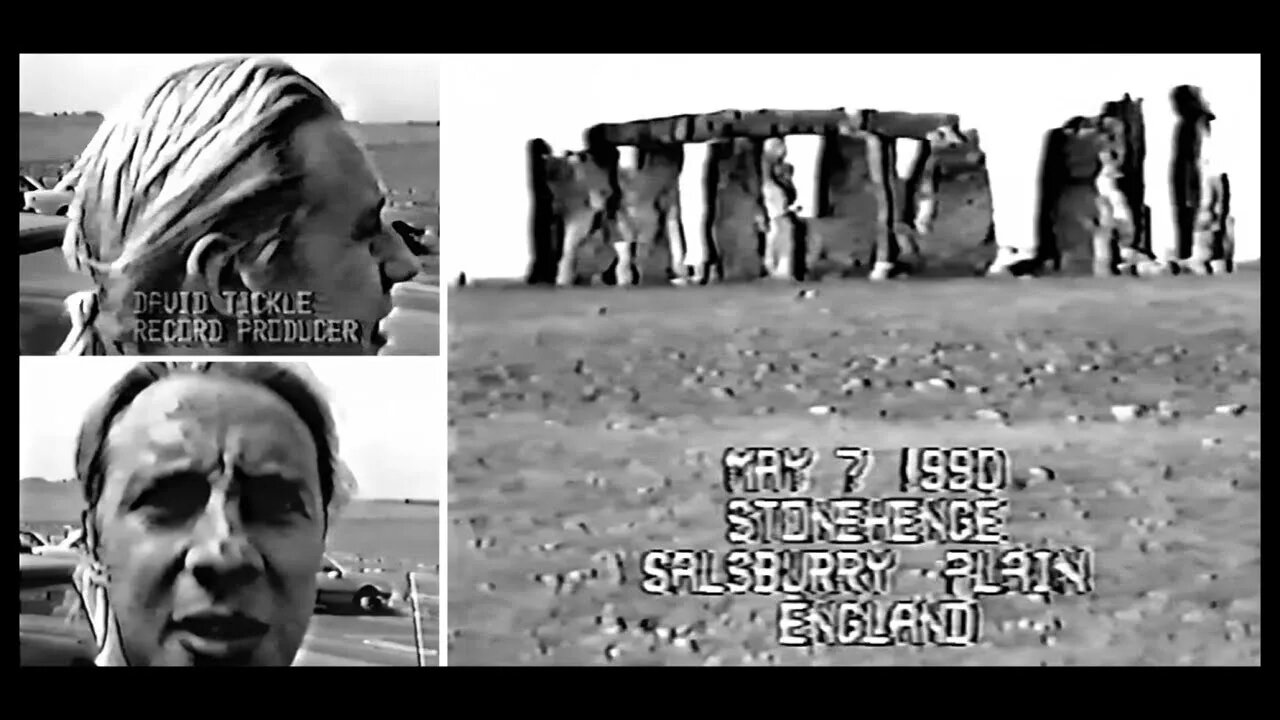 Frame-by-frame analysis of music producer David Tickle's 1990 "Stonehenge Lights" video