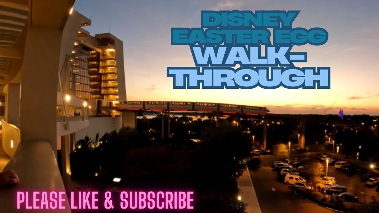 π₯ Disney Easter Egg Walkthrough | Beach & Yacht Club + Contemporary Resort | No Commentary π«πΈβ¨ 2025