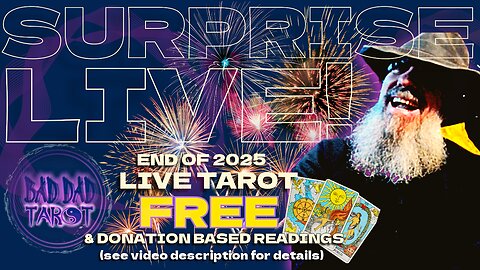 SURPRISE! Last LIVE of 2025! FREE & Donation-based Readings - What's Ahead in 2026? #tarotlive