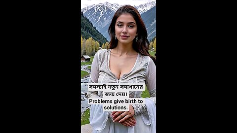 Problems give birth to solutions.