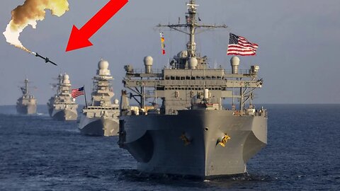 Houthi Forces Obliterated by U.S. Navy Warship | Retaliation Footage Revealed