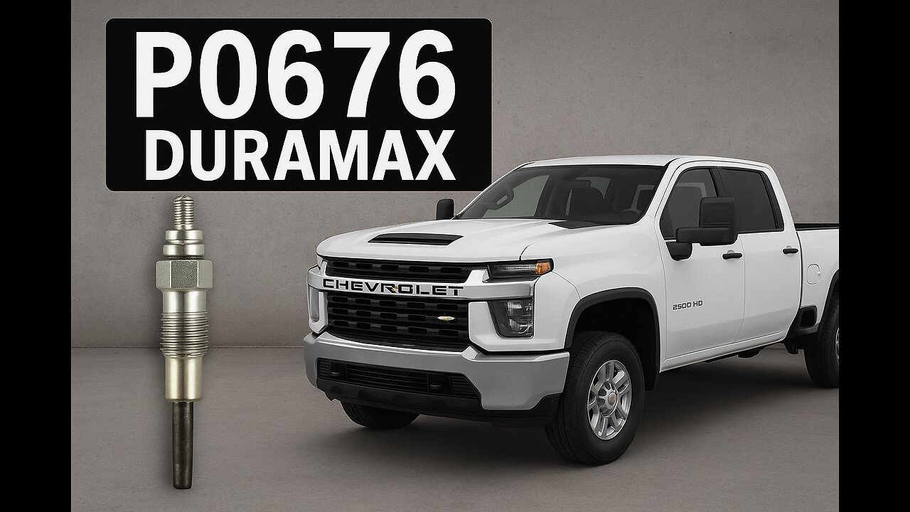 2500 Duramax 6.6 Glow Plug #6 Replacement | Code P0676 Fix #glowplug #duramax