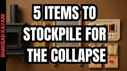 5 ITEMS PREPPERS NEED TO STOCKPILE