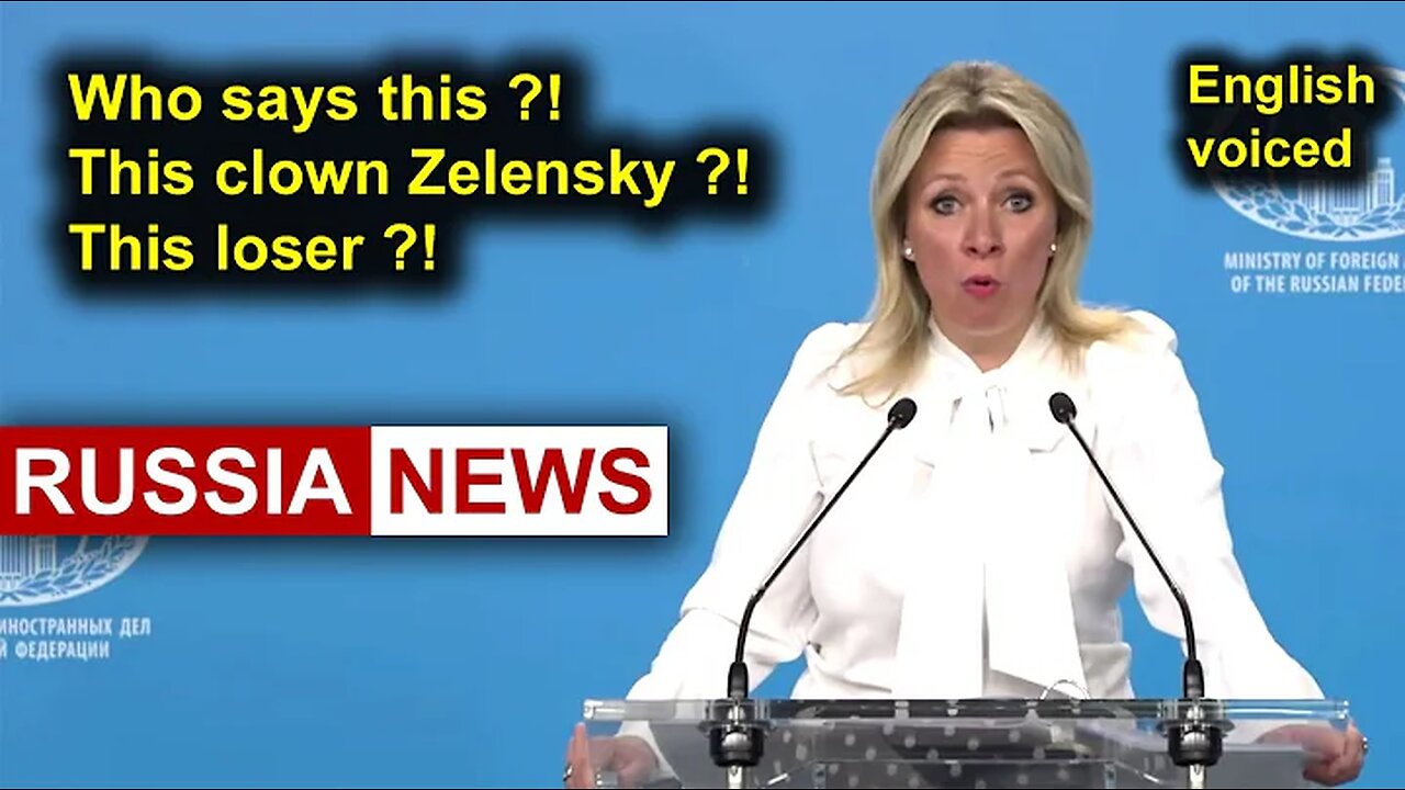 Who says this?! This clown Zelensky?! This loser?!