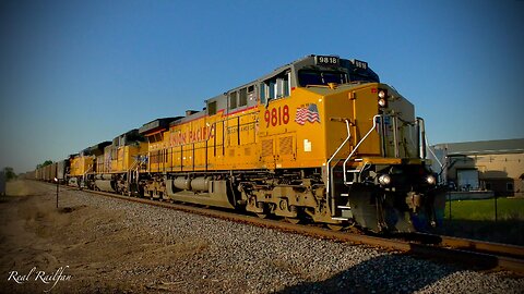 NS 1020 and BNSF Going Over Railroad Bridge - St. Croix Subdivision