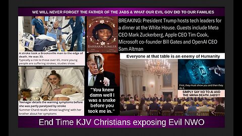 WE WILL NEVER FORGET THE FATHER OF THE JABS & WHAT OUR EVIL GOV DID TO OUR FAMILIES