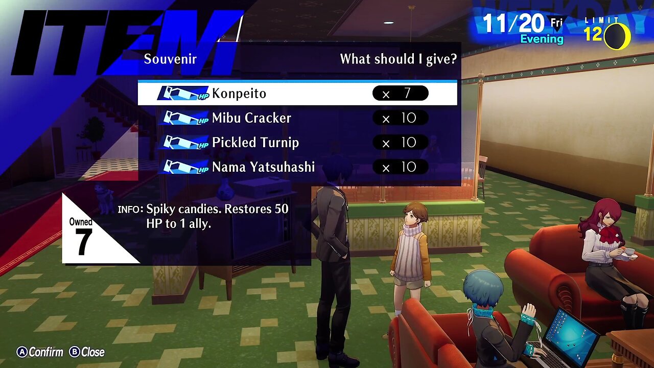 Persona 3 Reload - Ken's Response To Souvenirs