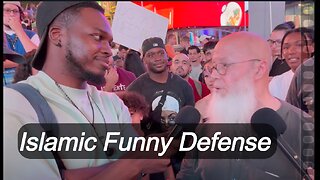 Mohammed corner in New York Square Funny