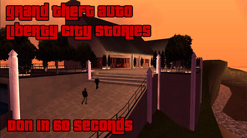 GTA: Liberty City Stories | Mission 08: DON IN 60 SECONDS | PCSX2, 1440p, HD Textures