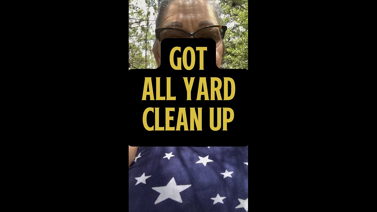 Got The Yard Cleaned Up! 🦾
