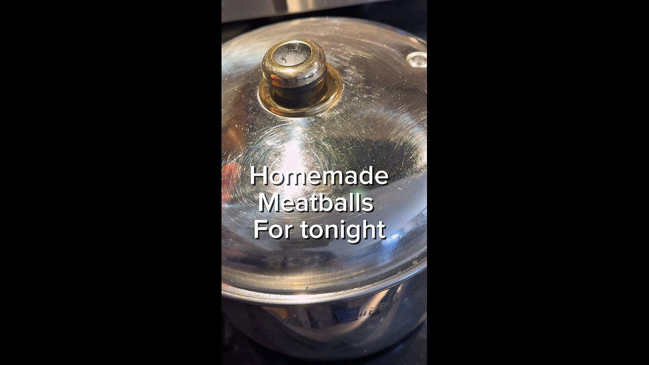 Homemade meatballs