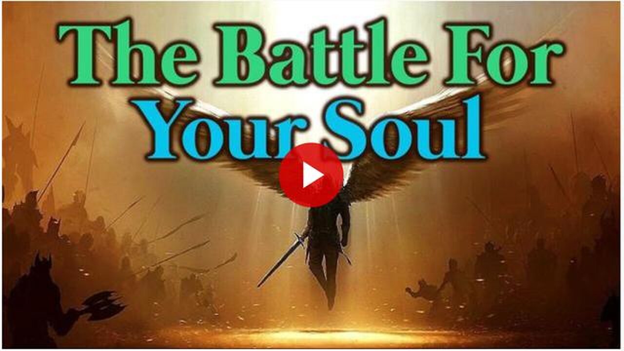 This is the battle for our souls - and he nailed it