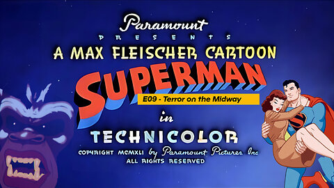 Superman E09 - Terror on the Midway | Classic 1942 Animation