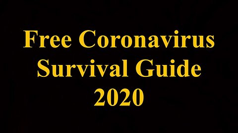 FREE Coronavirus 2020 survival guide ✅
