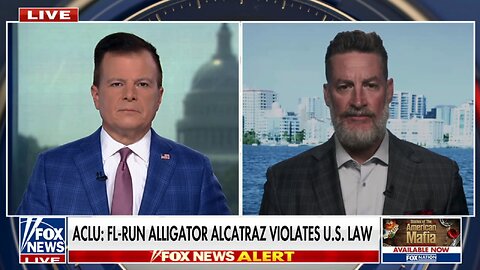 Joining Fox News Live to Discuss Alligator Alcatraz, The Department of War
