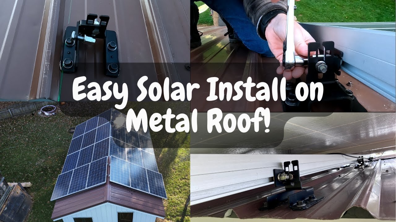 Easy Solar on Metal Roof: IntegraRack IR-D1 Self-Sealing Brackets
