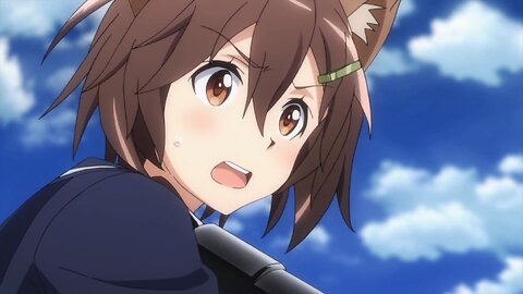 Brave Witches - Hikari vs Neuroi + 502nd arrives