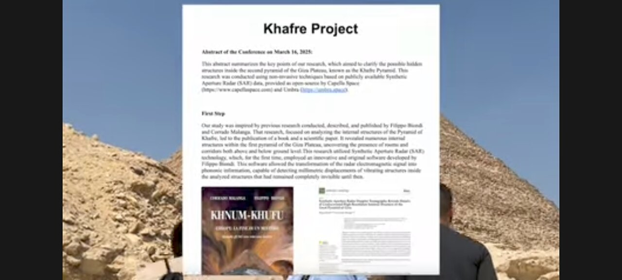 THE KHAFRE PROJECT