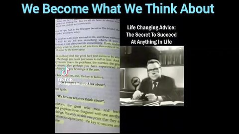 "Unlock Personal Growth: Embrace Earl Nightingale's Mantra - We Become What We Think About"