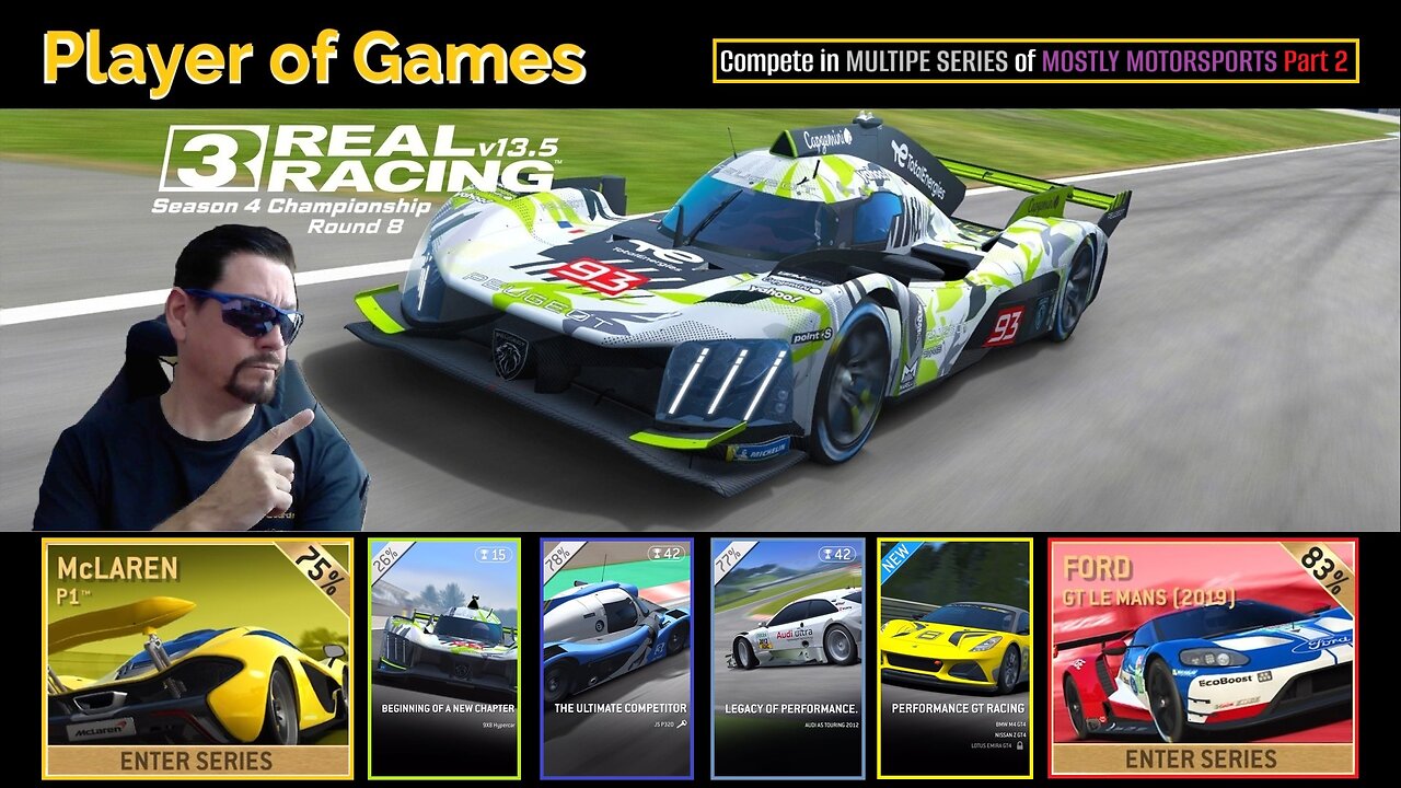Player of Games: Real Racing 3 Update 13.5: Compete in MULTIPE SERIES of MOSTLY MOTORSPORTS Part 2