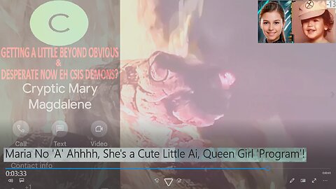 Maria No 'A' Ahhhh, She's a Cute Little Ai, Queen Girl 'Program'!