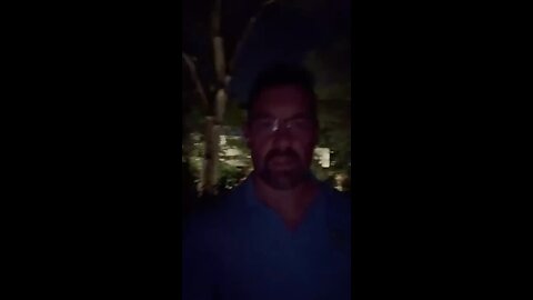 Uplighting on trees and lighting a stream