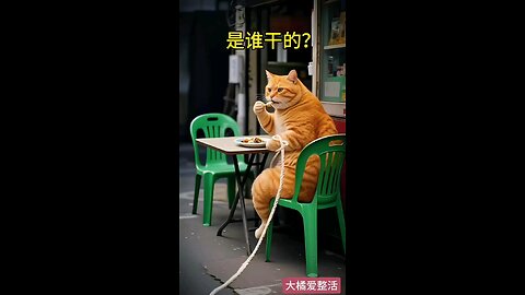 a cat was eating and the car was stolen cartoon