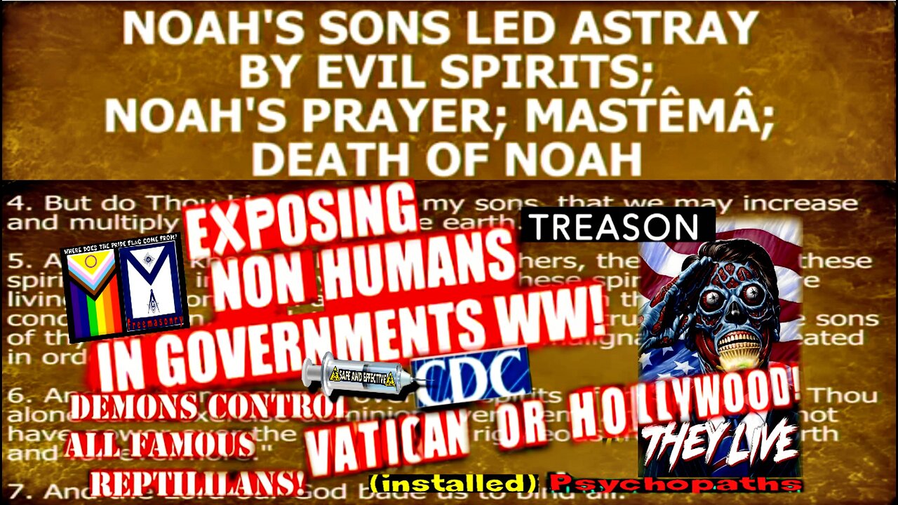 THE BOOK OF JUBILEES: THE SONS OF NOAH LED ASTRAY BY EVIL SPIRITS (compilation version)