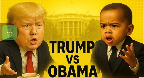Trump vs Obama chibo version
