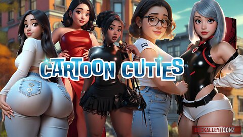 CURVY 3D CARTOON CUTIES 5 - Urban Fantasy: The Futuristic World of AI Female Models!
