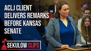 ACLJ Client Delivers Remarks Before Kansas Senate