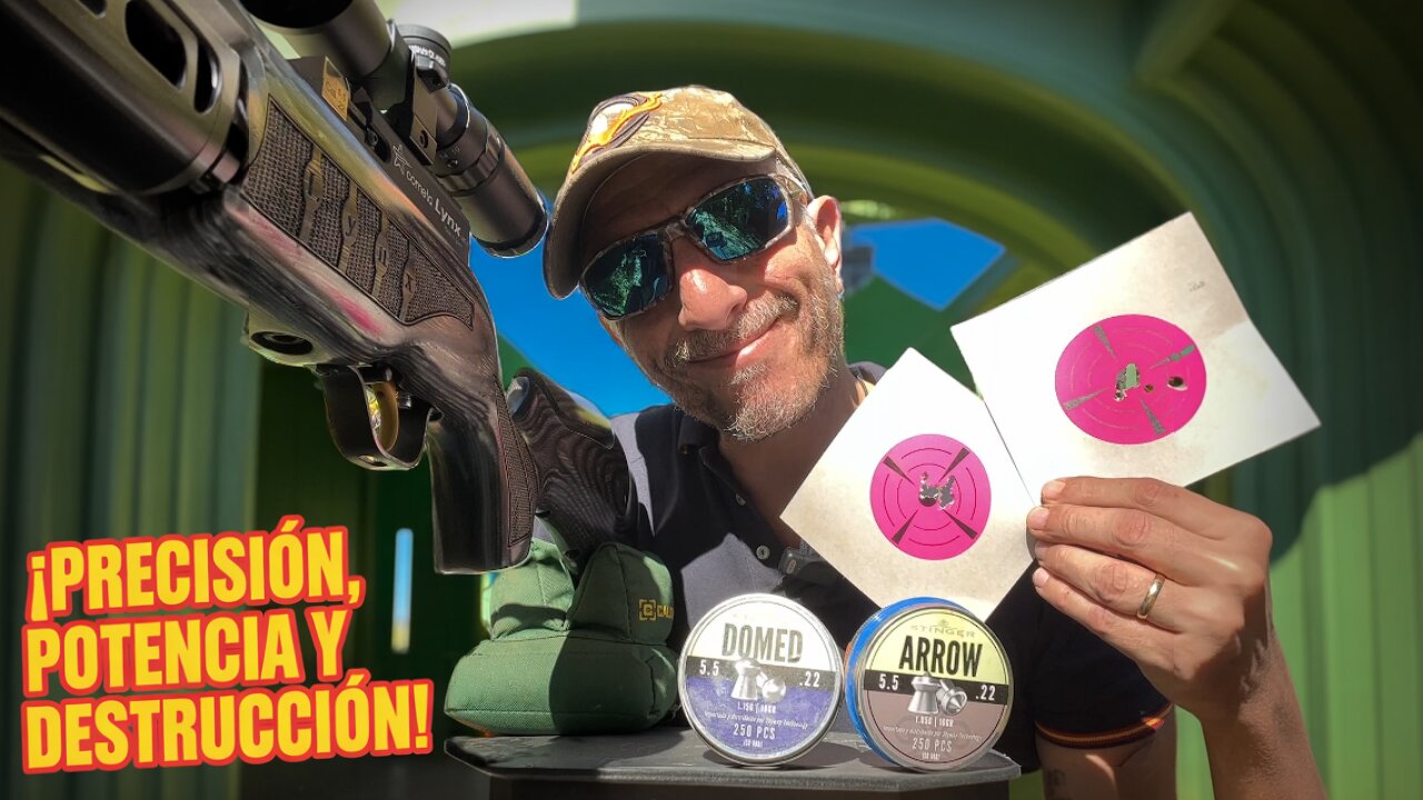 ¡Cometa Lynx V10 MK2 en .22: Stinger Arrow vs Domed - Precisión, Destrucción y Evaluación Especial!
