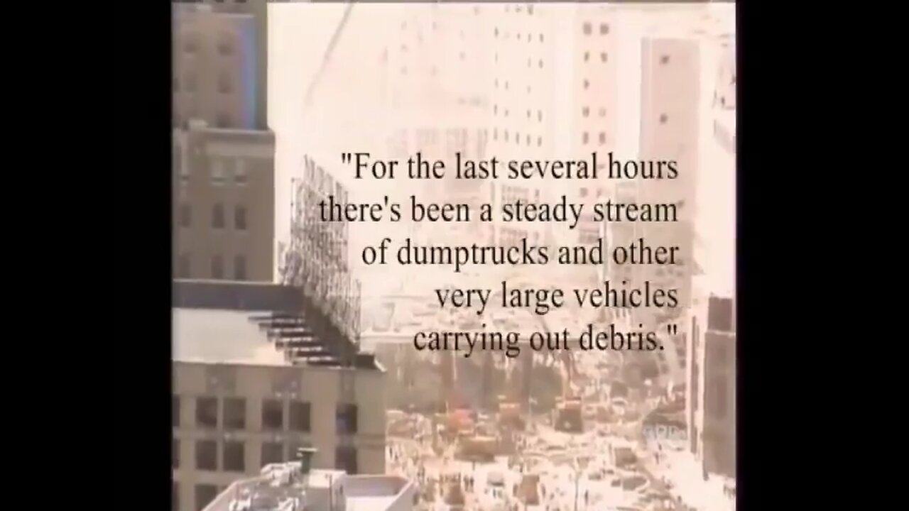 9/11 - The Immediate Removal Of The Evidence
